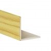 Perfil angular con lados iguales de plástico (PVC)