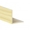 Perfil angular con lados iguales de PVC