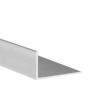 Perfil angular con lados desiguales de aluminio