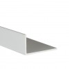 Perfil angular con lados desiguales de aluminio