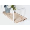 Soporte industrial de hierro mod.1070 blanco poro 26x21 cm