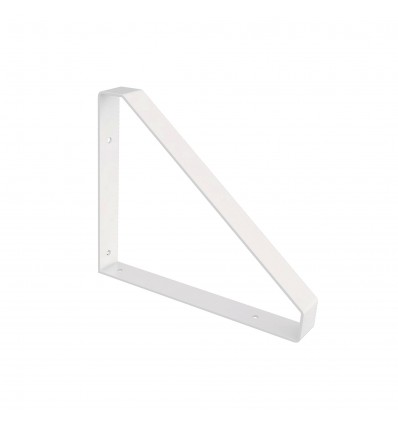 Soporte industrial de hierro mod.1070 blanco poro 26x13 cm