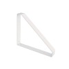 Soporte industrial de hierro mod.1070 blanco poro 26x13 cm